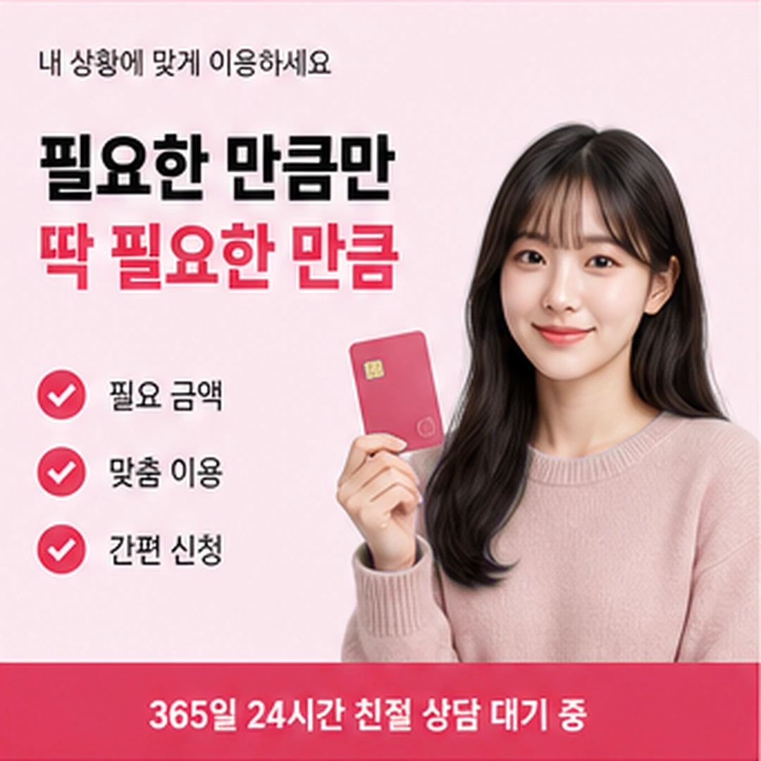 다음머니 법인카드현금화 두 겹 폭 보기 안내 카드 배너